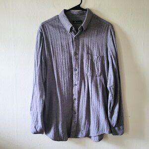 John Ashford Gray Button Down Shirt Size M